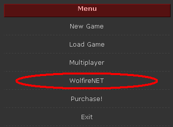 WolfireNET in new Overgrowth menu